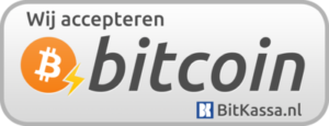 Wij accepteren bitcoin